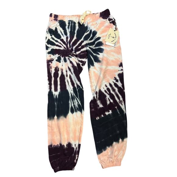 NWT Electric & Rose Vendima Tie Dye Pink Purple Sweatpants Joggers Size S - Picture 2 of 7